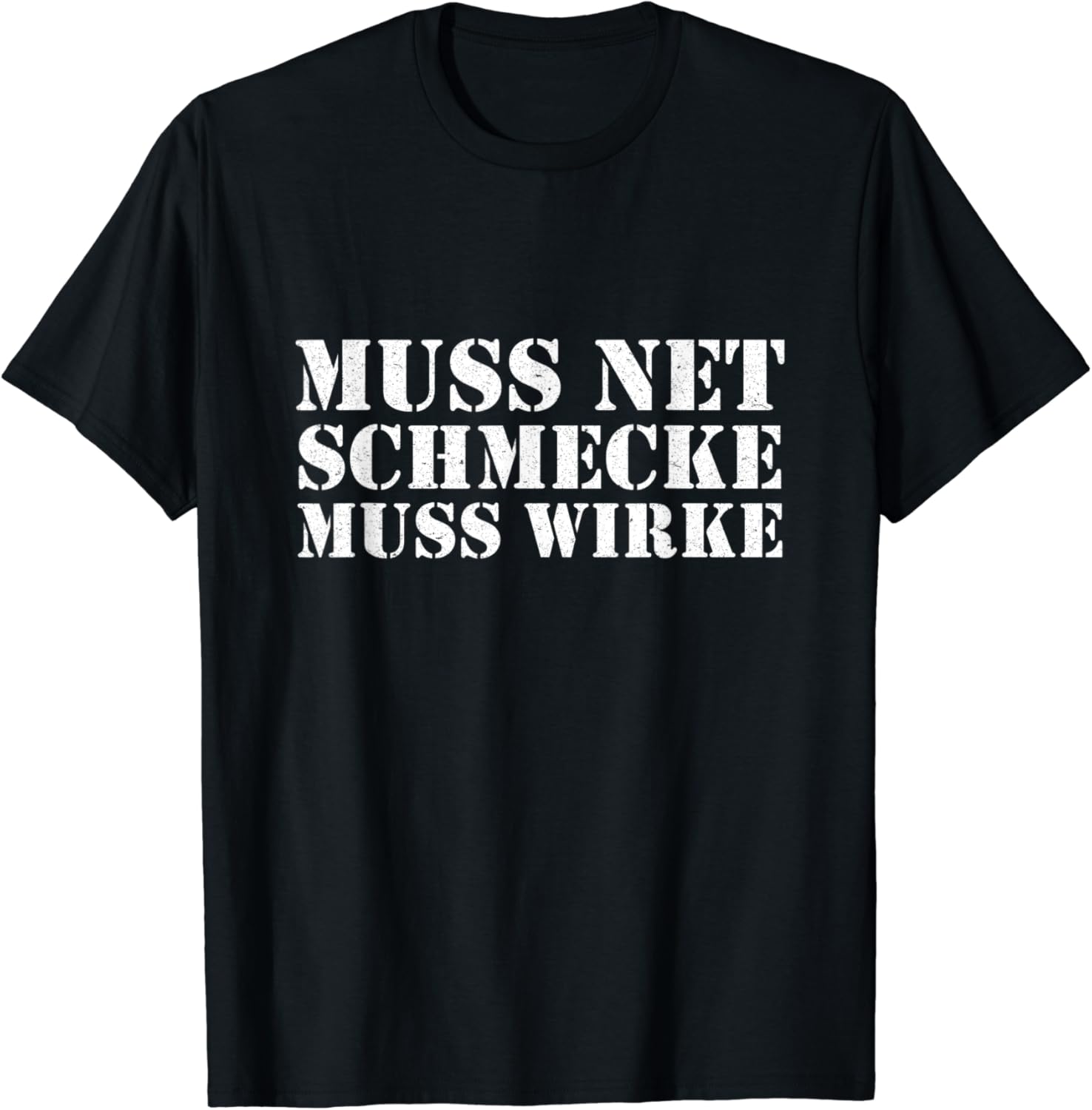 Muss Net Schmecke Muss Wirke Bodybuilder TShirt Amazon.de Fashion